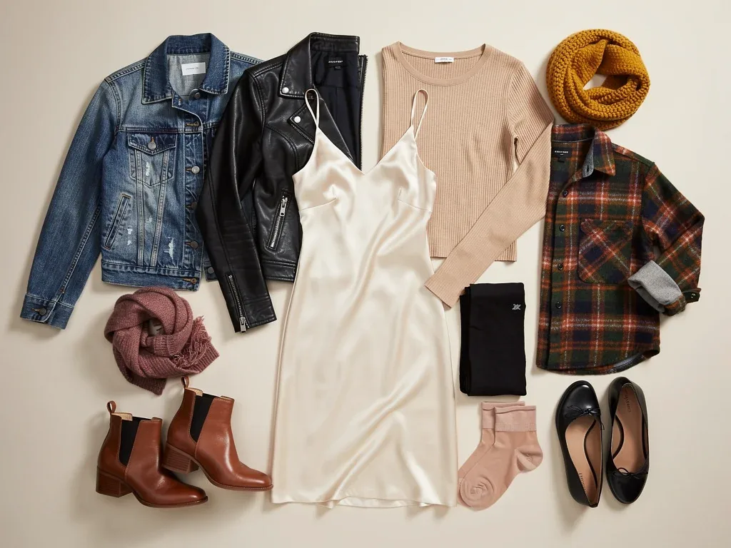 Fall layering essentials for transitioning summer dresses