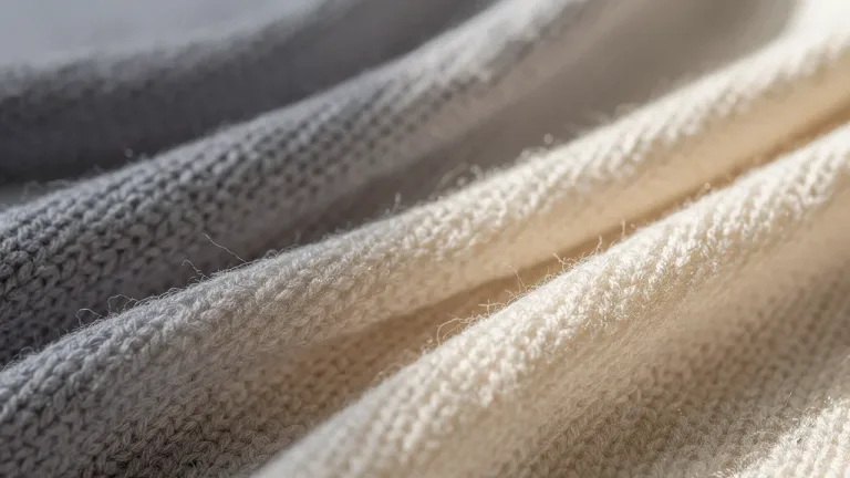 Elegant Tencel blend knit fabric showcasing sustainable luxury