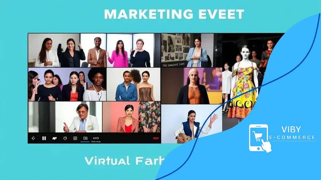The influence of virtual events on fashion marketing