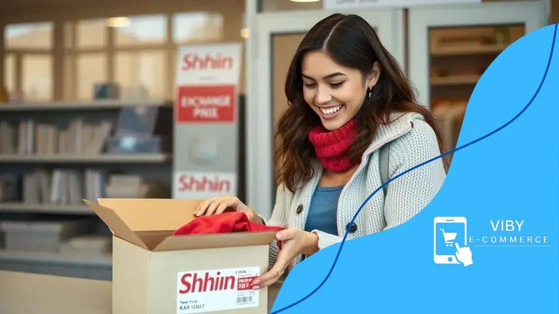 Exchanging items on Shein easily